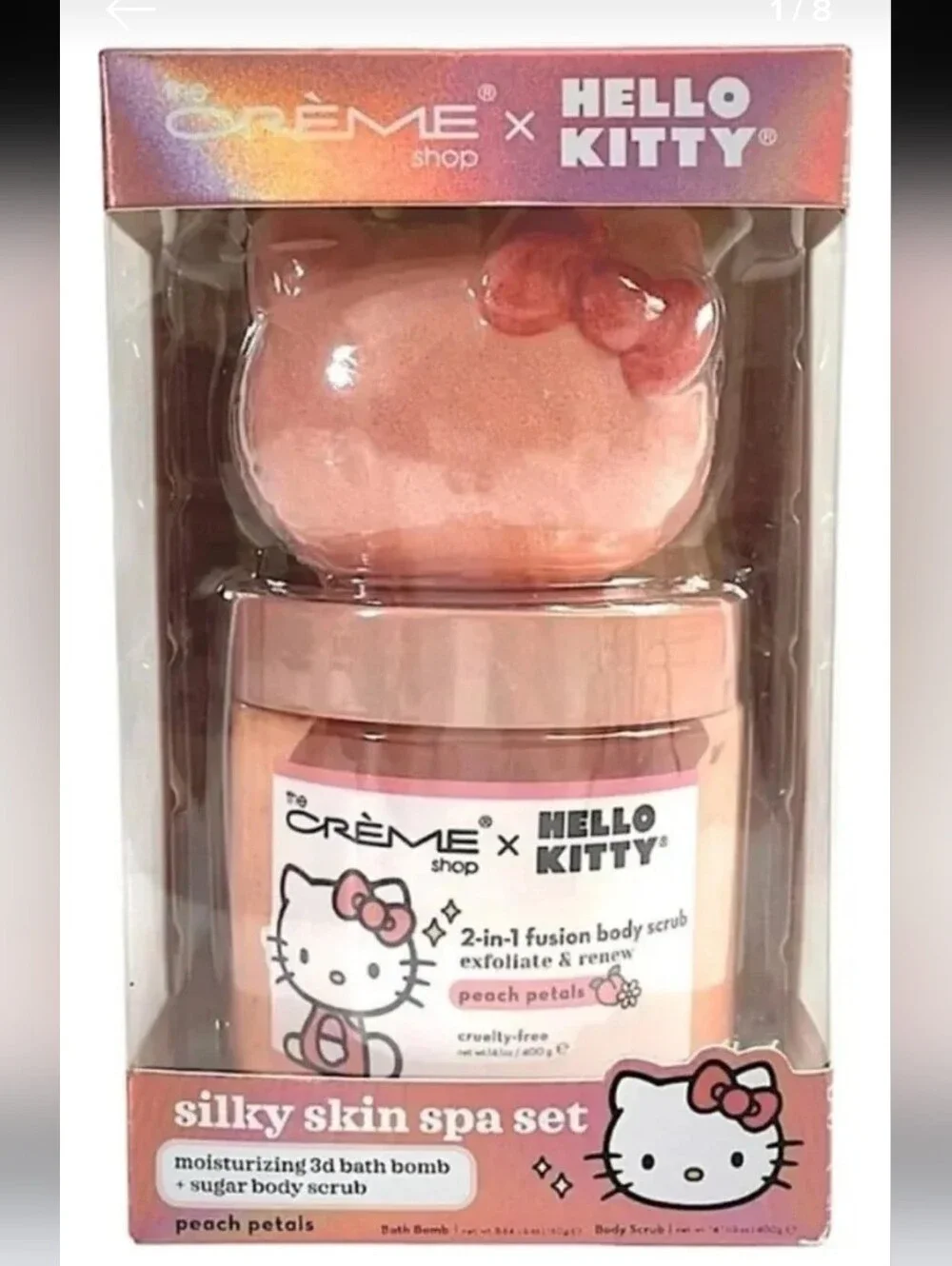 La Creme Shop--Silky Skin Spa Set - Peach